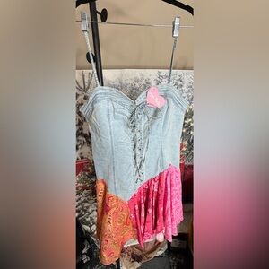 FLORAL RODEO MINI DRESS, by Sugar Thrillz Size 1X NWT